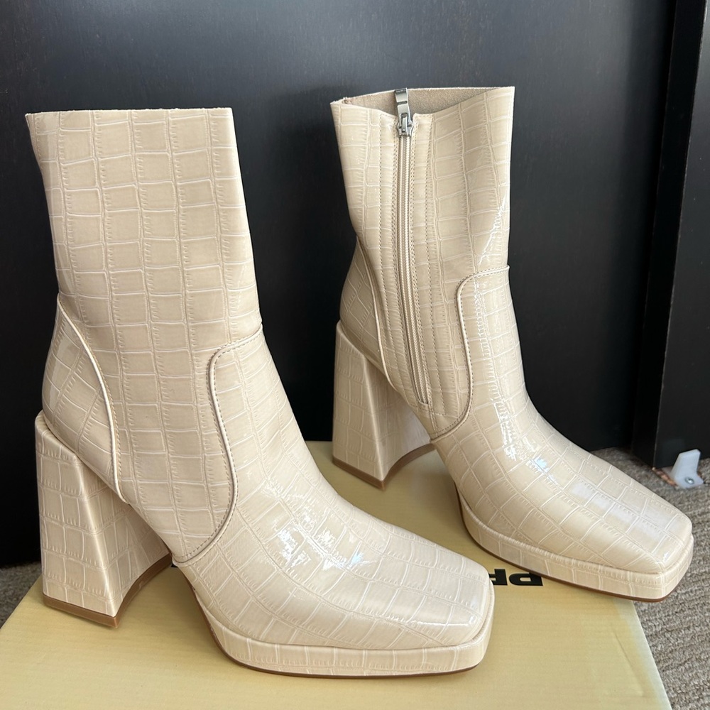 princess polly fake croc boots! new never worn!